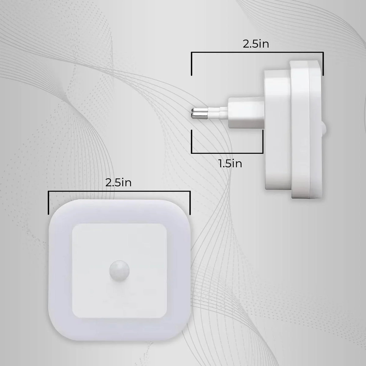 (Pack of 2) Smart Sensor LED Night Lamp