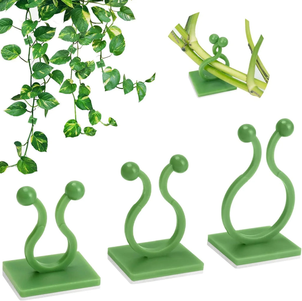 [60 Clips Set] Plant Climbing Self Adhesive Wall Clips