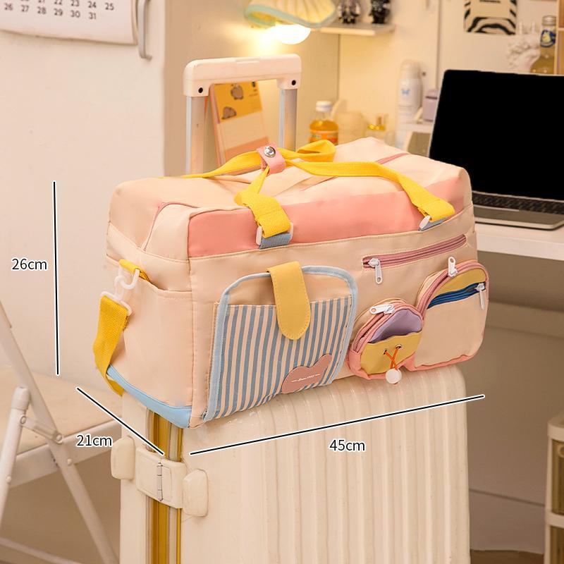 Colourblocked Duffel Bag