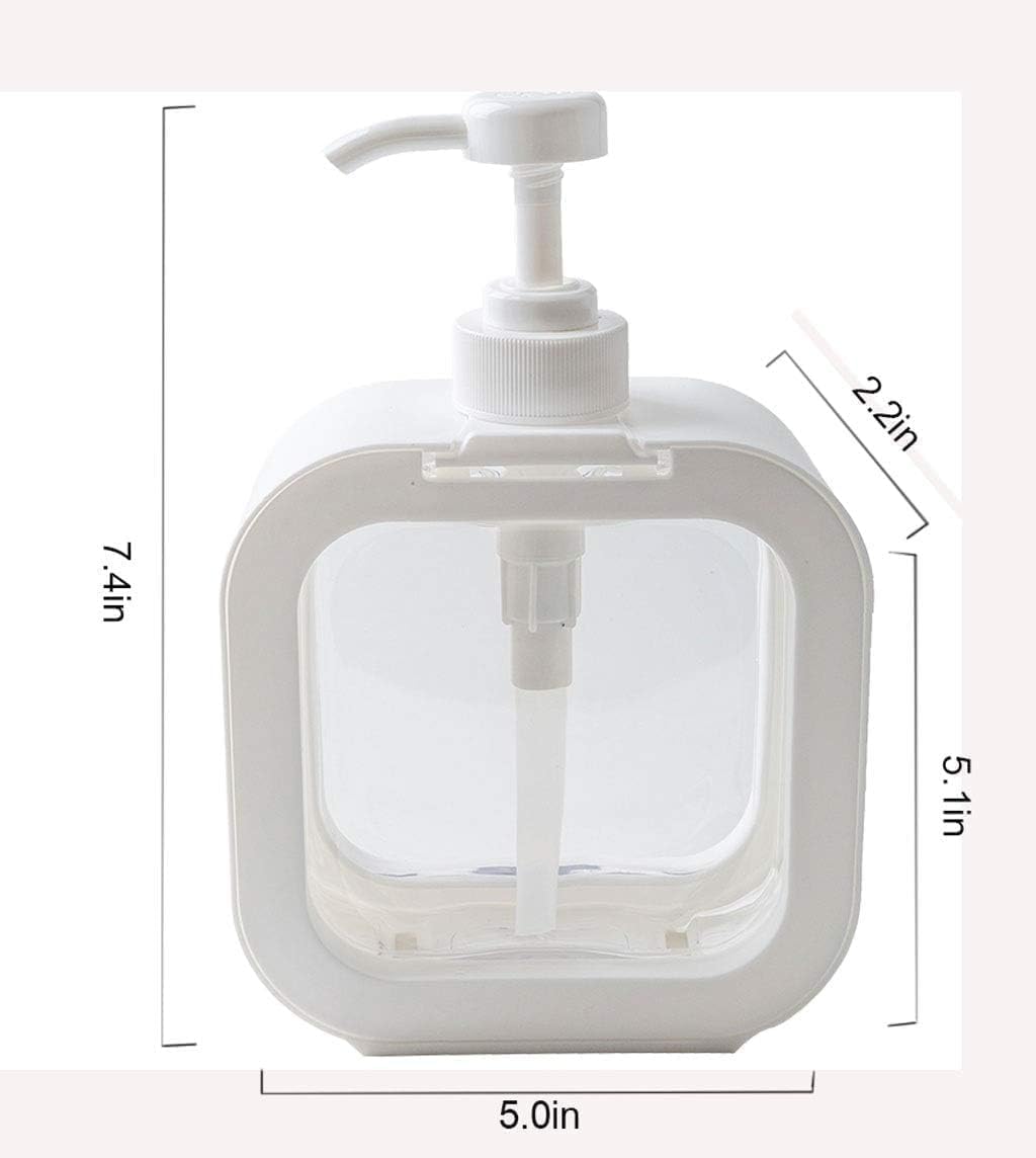 Transparent Soap Dispenser Bottle (Buy 1 Get 1 Free).