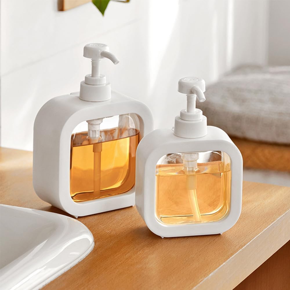 Transparent Soap Dispenser Bottle (Buy 1 Get 1 Free).