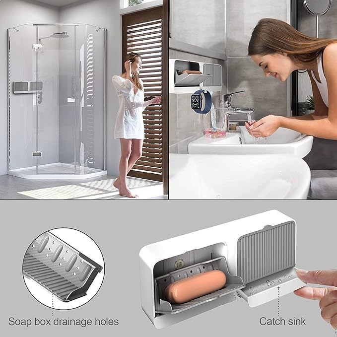 Bathroom and Wash Basin Soap Box
