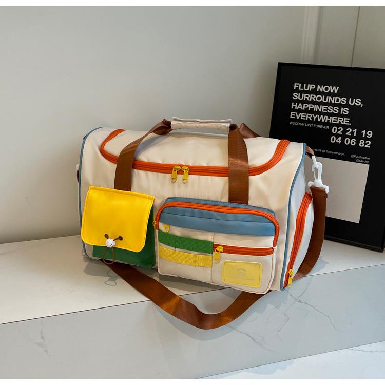 Colourblocked Duffel Bag