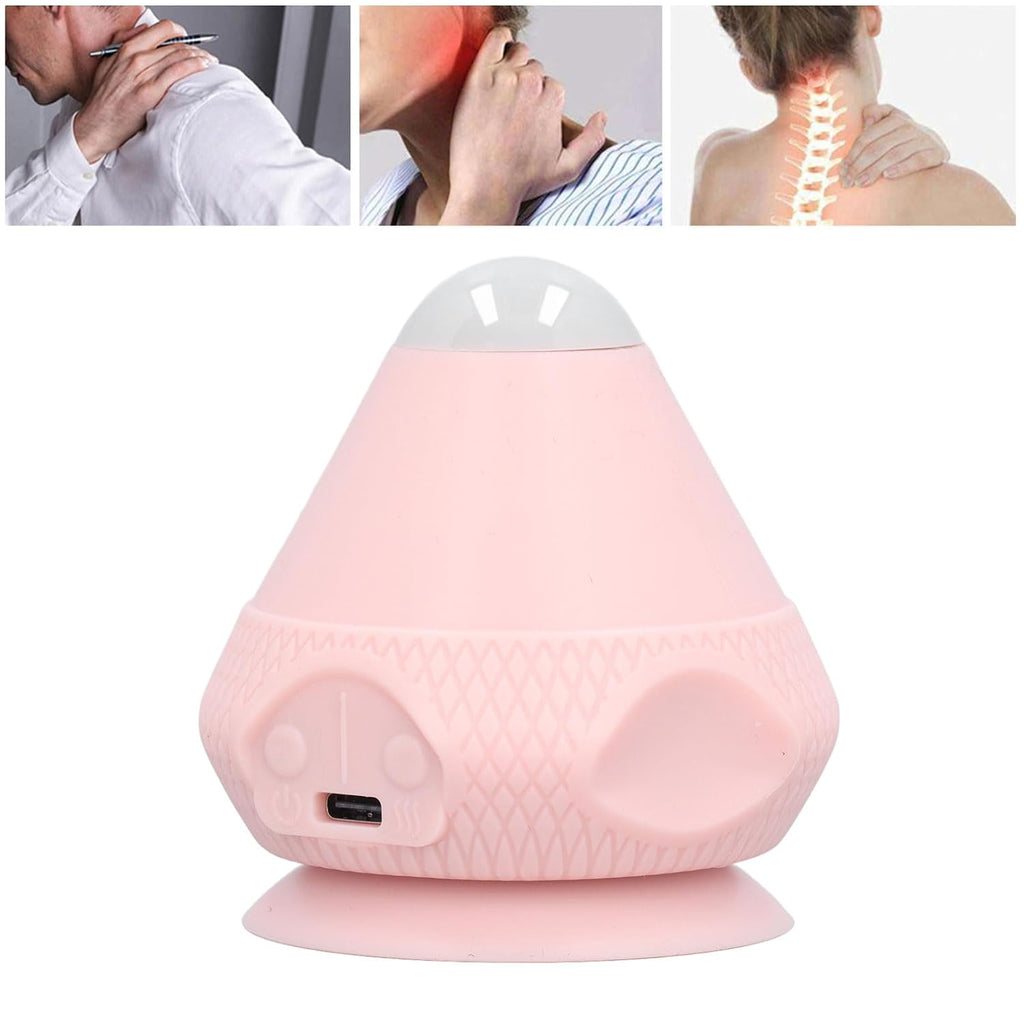 Trigger point self-massage ball with suction cup
