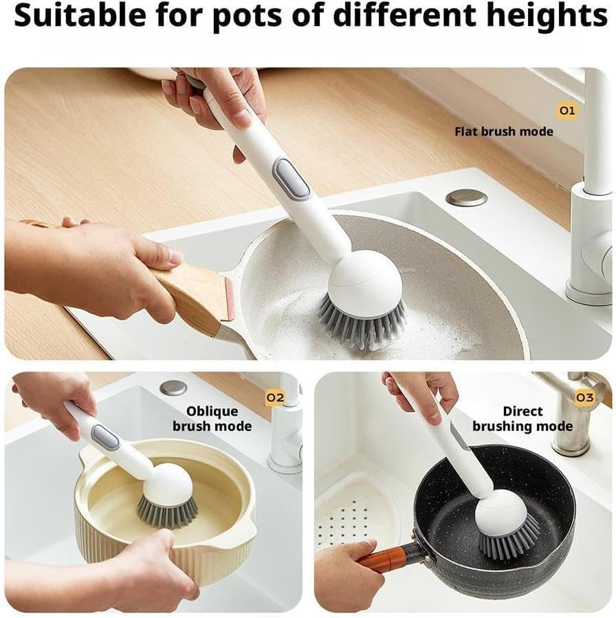 Rotating Dispenser Cleaning Brush.
