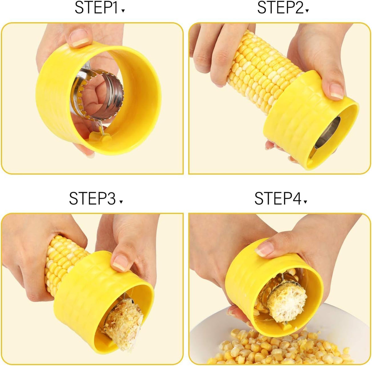 Stainless Steel Corn Cutter (Buy 1 Get 1 Free)