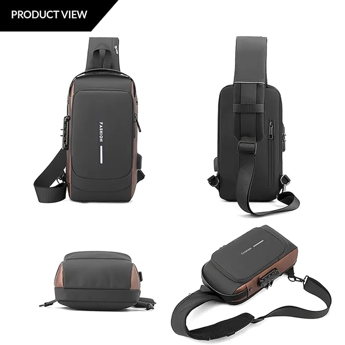 AeroGuard Slim Anti-Theft Crossbody Sling Bag.