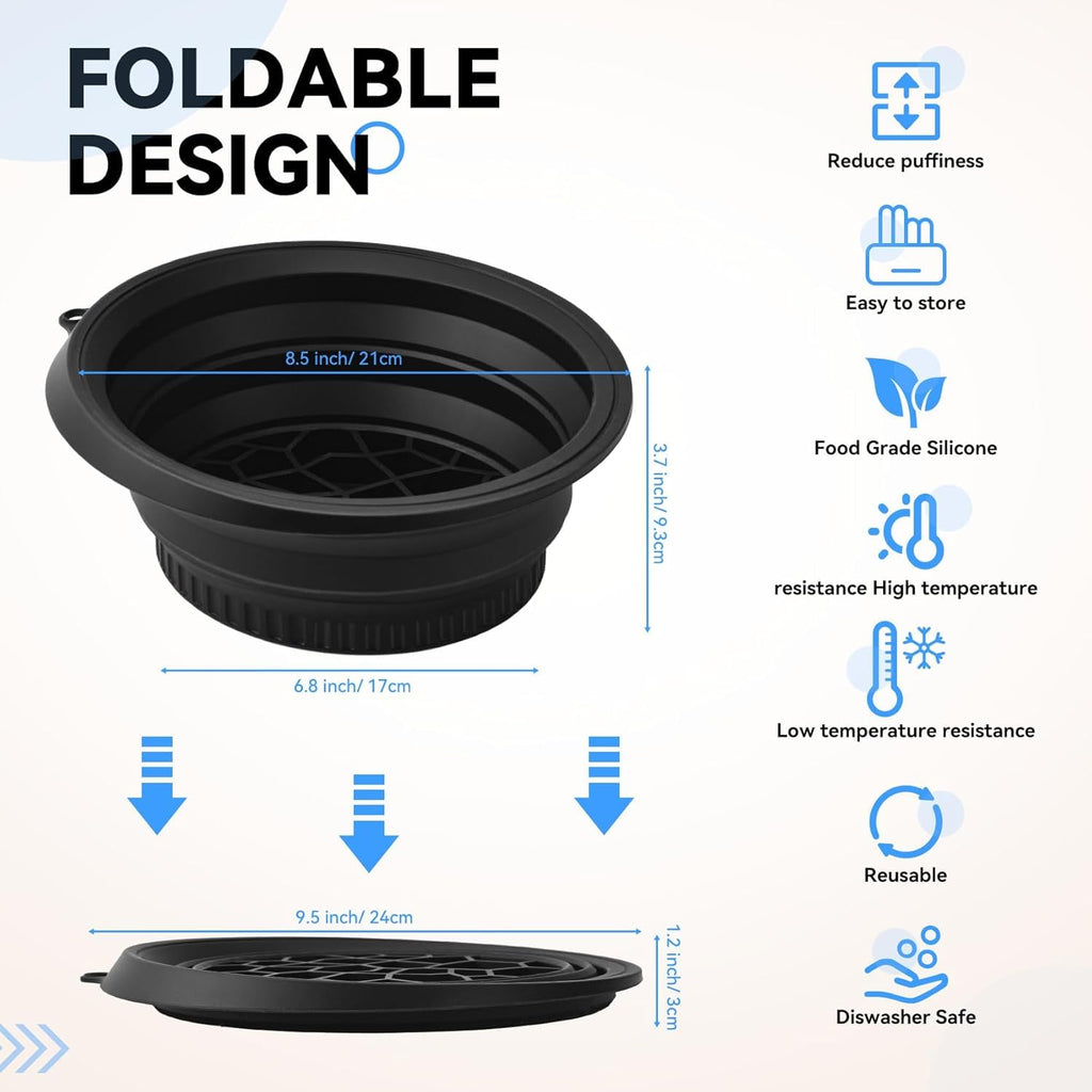 Collapsible Silicone Facial Ice Bowl.