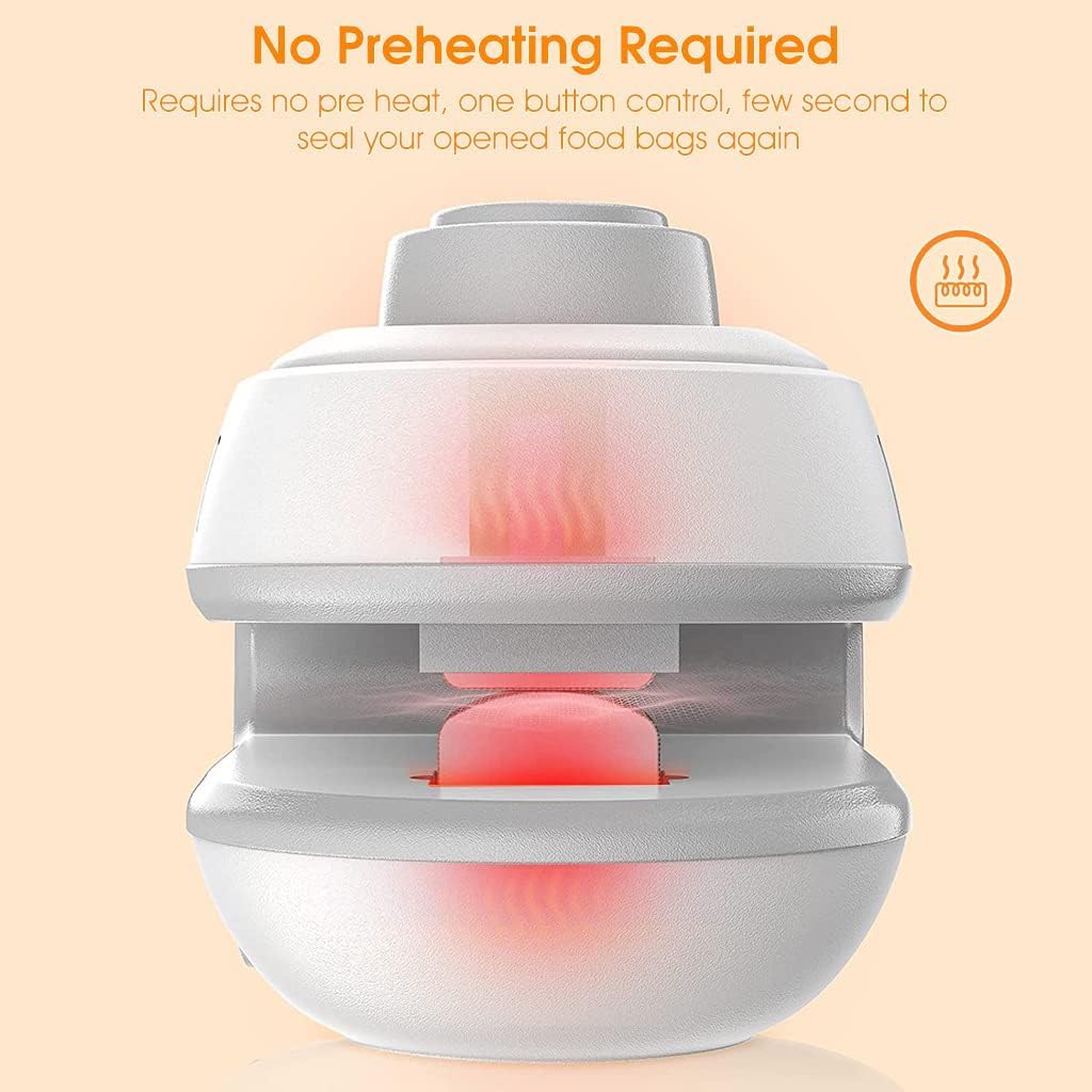 Portable 2 in 1 USB Rechargeable Magnetic Sealer
