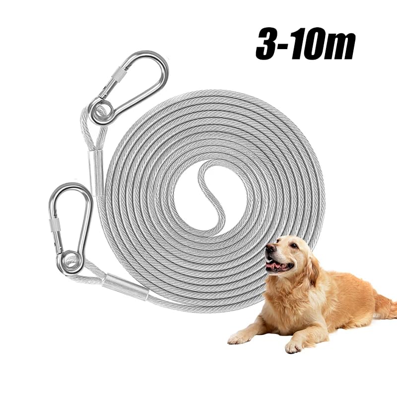 Heavy-Duty Stainless Steel Clothesline with Carabiner Hooks (BUY 1 GET 1 FREE)