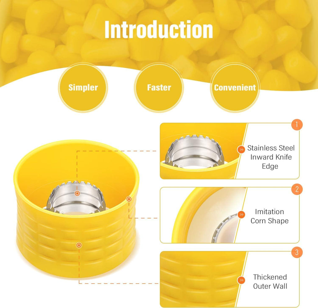 Stainless Steel Corn Cutter (Buy 1 Get 1 Free)