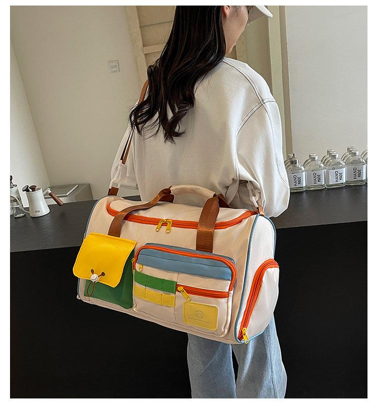 Colourblocked Duffel Bag