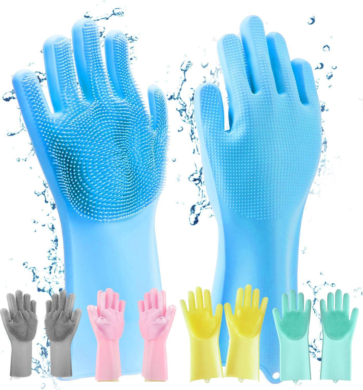 Silicone Reusable Gloves (Buy 1 Pair & Get 1 Pair Free)