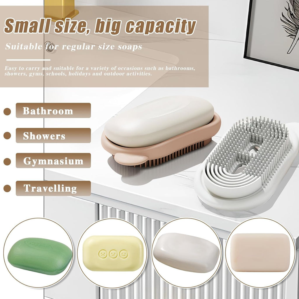 2 in 1 Soap holder with Bath Brush (Buy 1 Get 1 FREE).