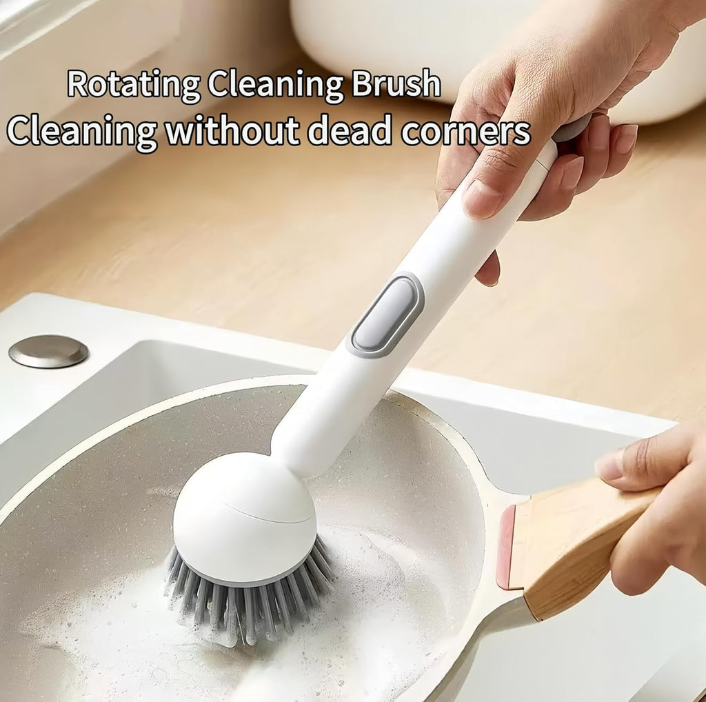 Rotating Dispenser Cleaning Brush