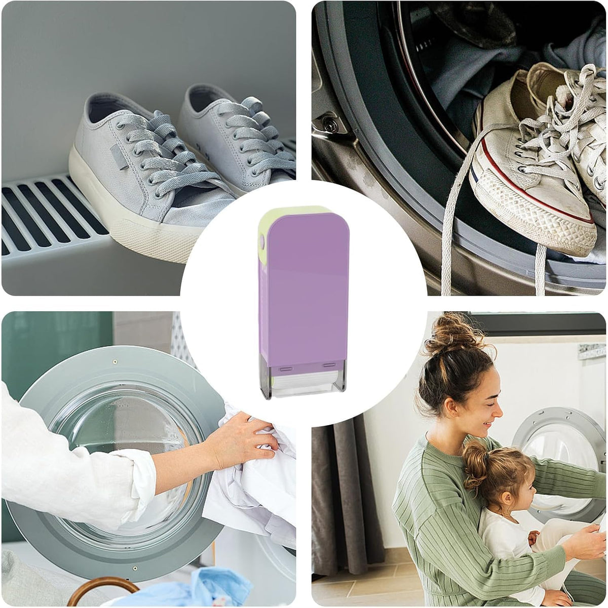 2 in 1 Cloth Washing Brush Foaming Soap Box with Roller Scrub