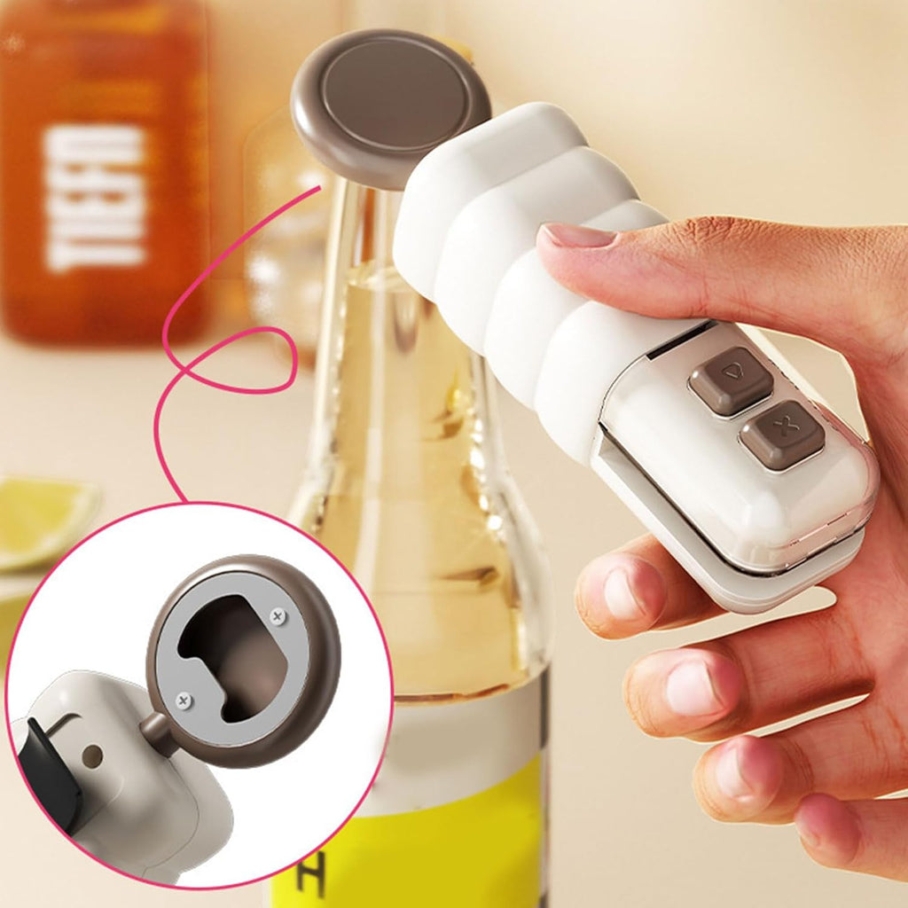3 in 1 Magnetic Sealer (Sealer + Cutter + Bottle Opener)