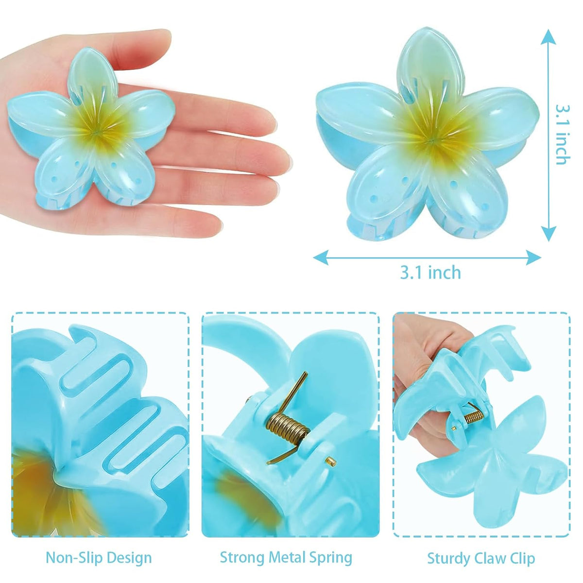 Bloom Hair Claws - Pack of 12