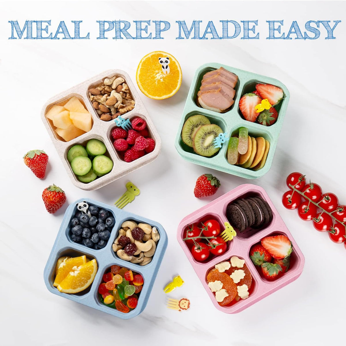 Snack Containers (Pack of 4)