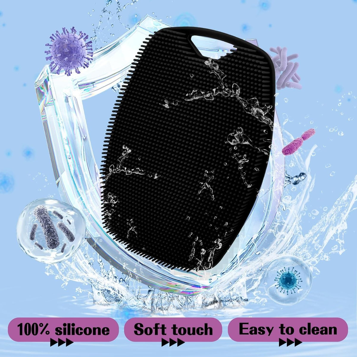 Neoskin™ Ultra-Hygienic Silicone Body Brush – 𝐁𝐮𝐲 𝟏 𝐆𝐞𝐭 𝟏 𝐅𝐫𝐞𝐞 | Bestselling Bath Essential