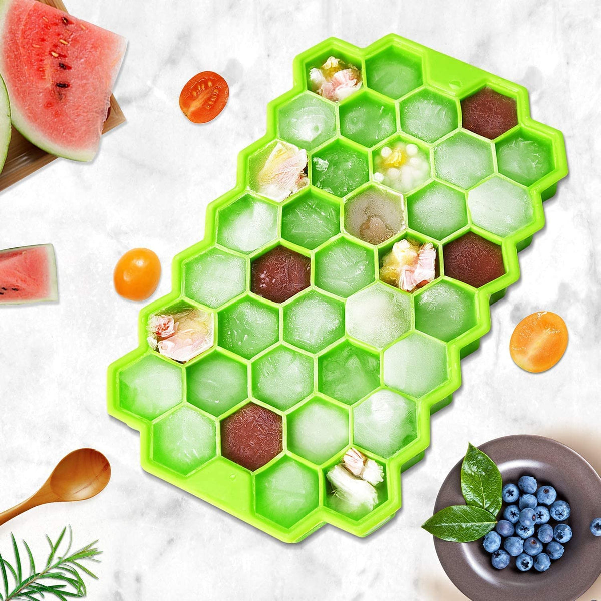 Honeycomb Ice Cube Tray (Pack of 3).