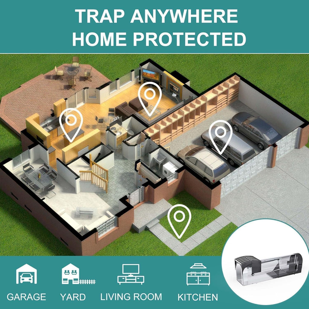 No Kill Reusable Mouse Trap.