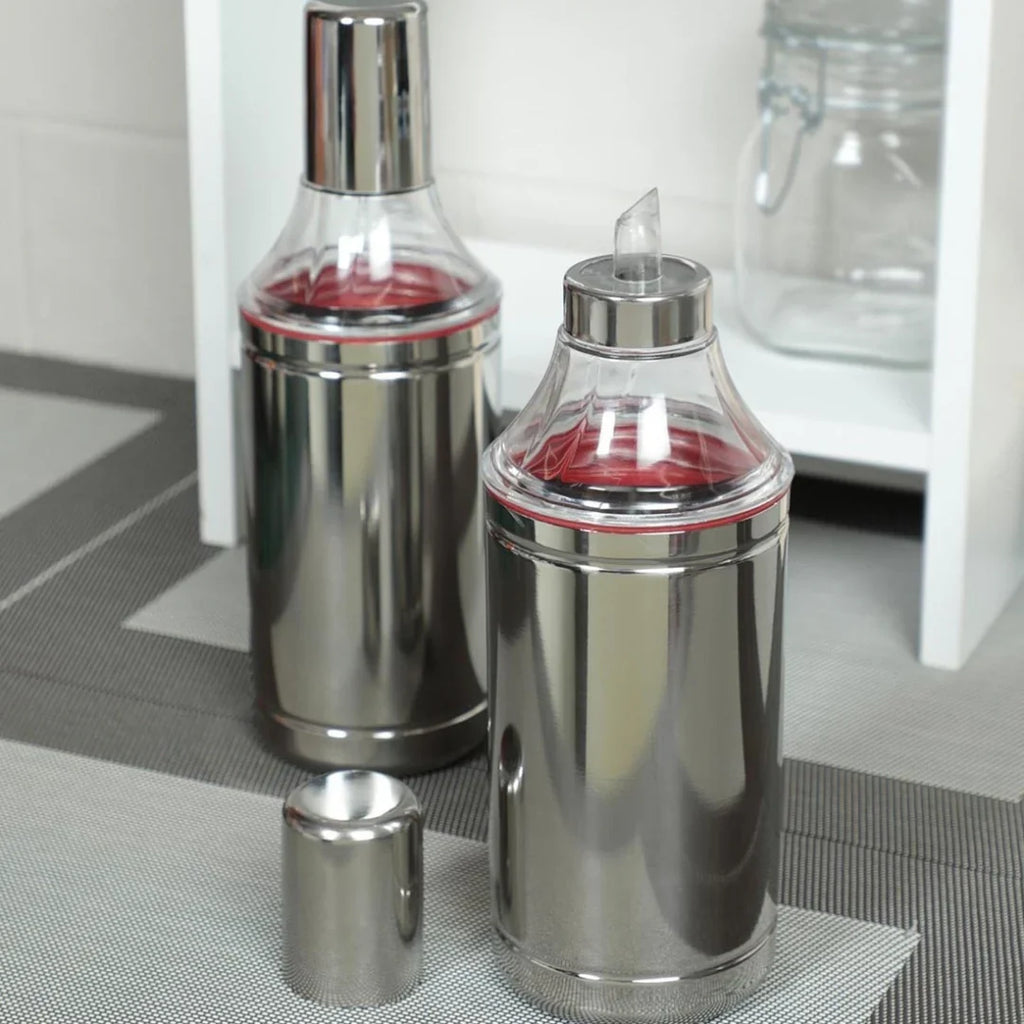 Stainless Steel OIL DISPENSER Set 1000 ML (BUY 1 GET 1 FREE)