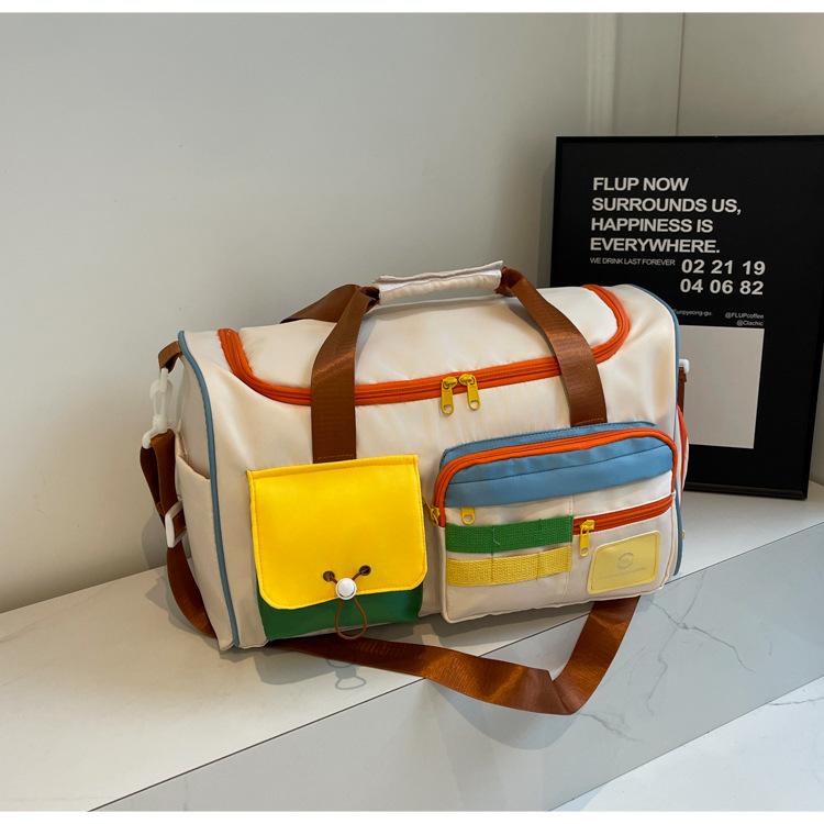 Colourblocked Duffel Bag
